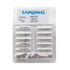 Dental Diamond Burs FG Round End Taper Pear Football Fine Coarse Grit 850 856