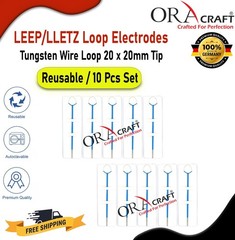 LOOP ELECTRODE LEEP/LLETZ 20 x 20mm Tip – Tungsten Wire Loop EL-060 10Pcs Set