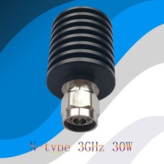 30W N Type RF DC-3GHz 50Ohm Fixed Coaxial Attenuator N Male Female Connector OEM