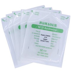 10Pack Dental Orthodontic Invisible Super Elastic NITI Arch Wire Round 014 Upper