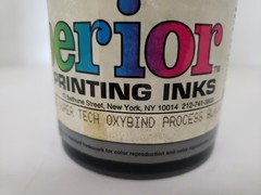 SUPERIOR PRINTING INKS AD-7080 BLACK INK, SUPER TECH OXYBIND PROCESS, NIB