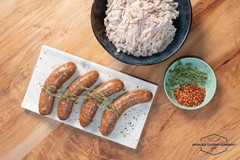 Natural Hog Casings, Edible Sausage Skins for Meat Processing – All Natural 8 oz