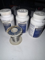 Lucas Milhaupt Silvabrite 5 Oz Paste Solder Flux 2 New One barely used 1/3 roll