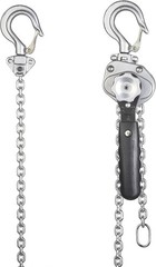 1100lbs Capacity Mini Chain Hoist – Portable & Certified for Safe Lifting