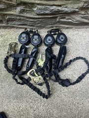 2 Ironwear 9 Ft. Self Retracting Lifeline Device Dual with Harness