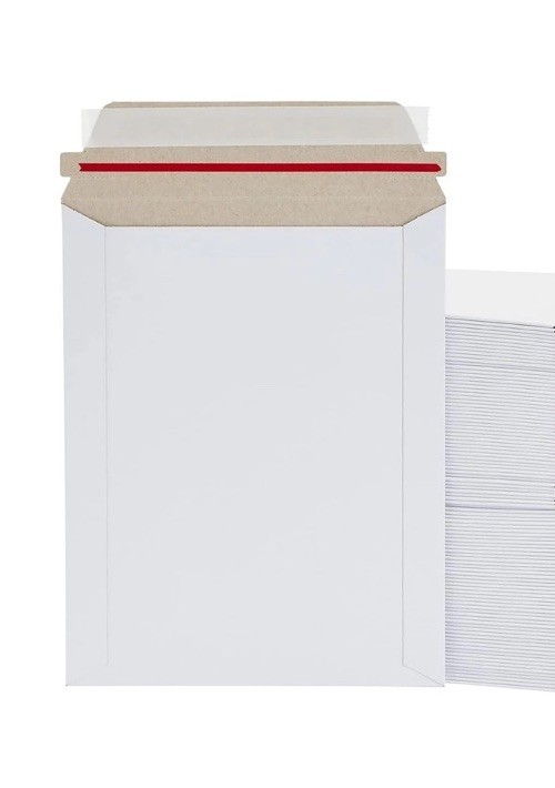 10 White 9.25” x 12.25″ Rigid Photo Document Flatboard Mailers #4
