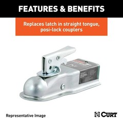 CURT 25094 Posi-Lock Coupler Replacement Latch for 1-7/8-Inch Trailer Hitch Ball