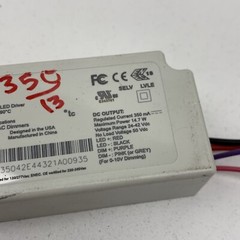 ERP ESS015W-0350-42 Dimmable Constant Current LED Driver 350mA 24-42VDC 14.7W