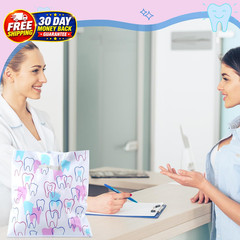 300 Pcs Tooth Merchandise Bags with Inches, as shown in pictures