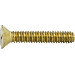 8-32 Flat Head Countersink Machine Screws Solid Brass Phillips Drive All Lengths