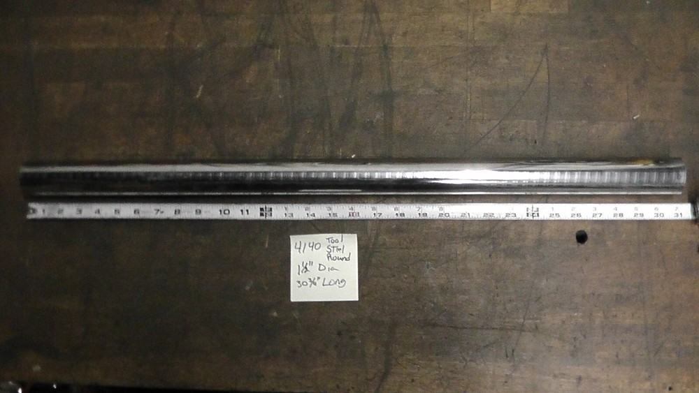 1.500 (1-1/2 inch) Dia x 30.75 inches, 4140 Alloy Steel Round Rod, Bright finish