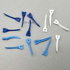 Dental Tulwar Wedges Sectional Matrix System Plastic Diastema Wedge Refill 40Pcs