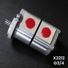 PGP51088G3LP Two-Section Hydraulic Gear Pump For AGT Skid Steer Loader KTT23 US