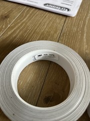 2 Rolls 3M 838 Film Tape White 1″ X 72 Yards outdoor Moisture, Solvent Resistant