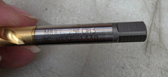 OSG M8x 1.25 II 3FX MOD-BOTT (JIS) TIN (11601TIN) Spiral Flute Bit