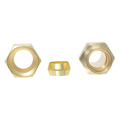 25 PIECES 1/2″ PEX X 3/8″ OD COMP. STRAIGHT ADAPTER FITTINGS LEAD-FREE BRASS NSF