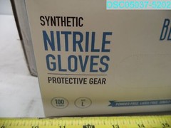 QTY=1000: BluZen Synthetic Nitrile Gloves Powder Free L 810676032072