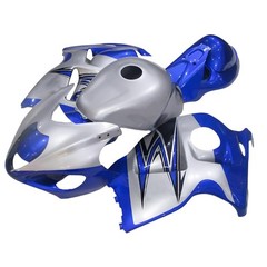 Blue Silver Fairing Body Kit For Suzuki GSXR1300 Hayabusa 97-07 ABS