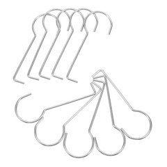 10Pcs Reusable Stainless Steel Shower and Floor Drain Lifting Hooks for Home Use