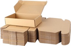 9x6x2 inch Shipping Boxes Bulk 25 Pack Brown Tab Lock Tuck Top Mailer Boxes