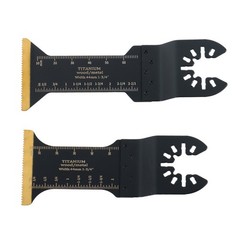 20 PCS Titanium Oscillating Tool Blades Metal Cutting Universal Multitool Blades