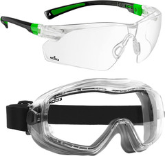 Nocry Safety Glasses with Clear anti Fog Scratch Resistant, UV Protection & Safe