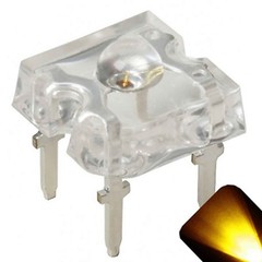 20 x LED 3mm Dome Superflux Yellow Gold Piranha LEDs Sign Car Lights Super Flux