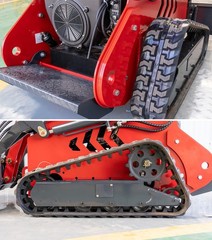 2645Lbs PRO-Dual-Levers 3-Pumps Auto-Self-Leveling Tracked 23HP Skid Steer EPA