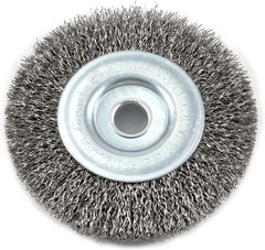 Coarse Wire Wheel Brush 4-Inch x .012-Inch for Rust Removal & Surface Cleaning