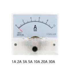 DC 50uA 1mA 20mA 30A 85C1 Class 2.5 Analog Amp Panel Meter Gauge Current Ammeter