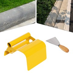 Cement Model Making Tool w/Handle&Putty Knife Landscape Curb Trowel Curbing USA