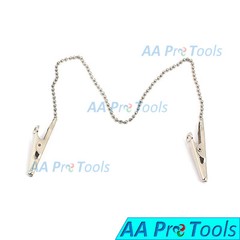 05 Pcs. Dental Bib Clips Napkin Holder Chain with Metal Ball Dental Orthodontic