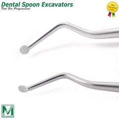 Dental Spoon Excavator Double Ended Surgical Surgery Instruments Podiatry Tools