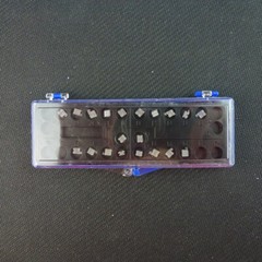 20Braces Orthodontic Clear Ceramic Bracket Dental Roth/MBT .022 Slot 3/345 Hooks
