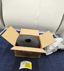 BS10122BV 4″ x 40ft Black Contemporary Finished PVC Adhesive Baseboard Moulding