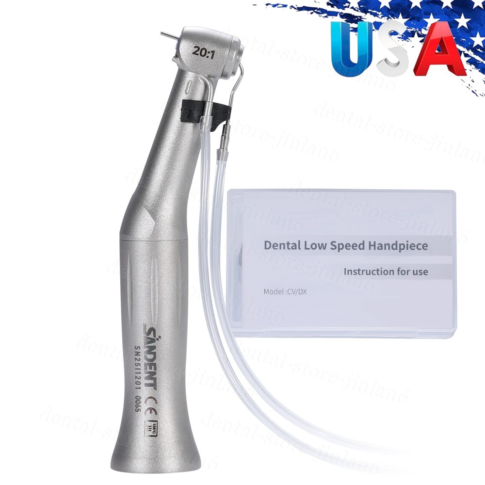 Dental 20:1 Reduction Implant Contra Angle E-Type Handpiece USA