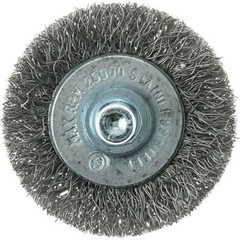 1.5″ Crimped Wire Brush Stainless Steel with 1/4″ Shank For Die Grinder or Drill