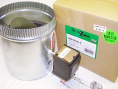 6″ DuroZone HVAC Motorized Electric Zone Control 24ac Power Damper Dampner NSPRD