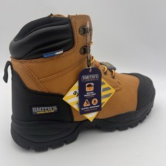Smith’s Men Size 9.5 Steel Toe Water Repellent Work Boot SA724021 – Wheat