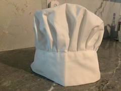 White Chef Hat Adjustable Elastic for Adults/Kids Baker Cap for Kitchen Cooking