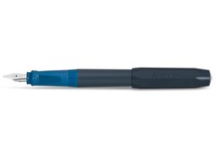 Kaweco PERKEO Calligraphy Fountain Pen Set Blue I 1 Count (Pack of 1), blue