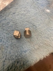 1007 Square Head Plug, 3/8″ NPT, 316 Stainless, Quantity 5