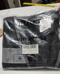TCCFCCT Black Safety Vest for Men, Women High Visibility Reflective S2XL, New