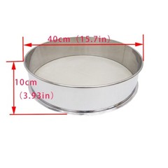 110V 15.7in Stainless Steel Powder Shaker Vibrating Screen Machine 100M Seive