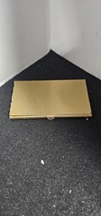 Vintage Brass Tone Gold Metal Business Card Holder Wallet