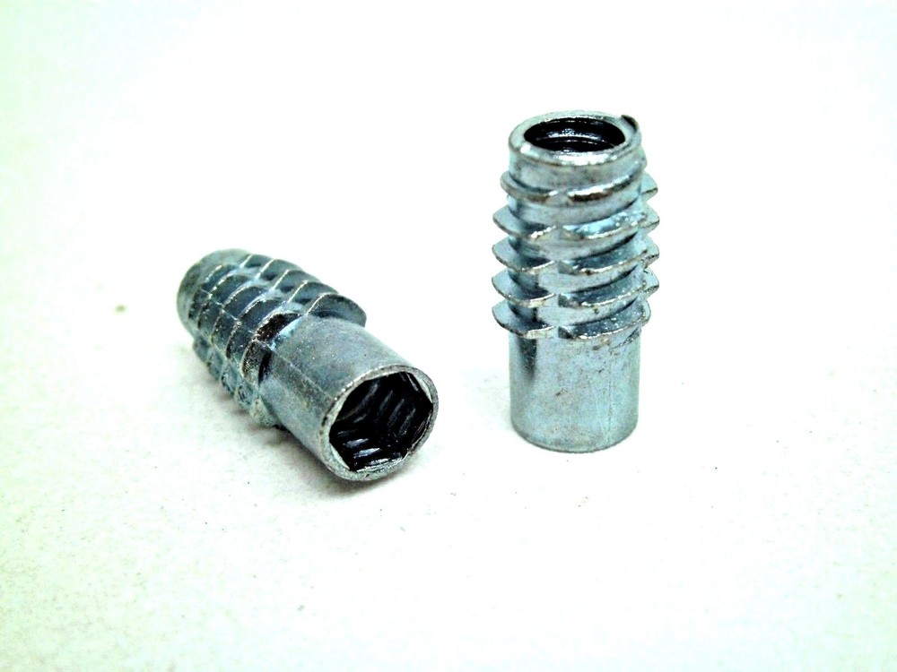 10,25,50,100,250,500,1000-1/4-20 x 3/4 20mm Zinc Threaded Insert STAFAST TNUT NC