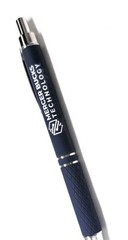 10 Misprint Metal Soft Touch Cross-Grip Retractable Click Pens NAVY BLUE PEN LOT