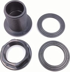 ¾, 3/4 inch Bulkhead Slip x Slip NPT Standard 2-Pair (4-Pack) NBR Rubber Gasket,