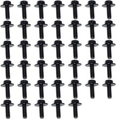40PCS M6-1.0 x 24mm Hex Head SEMS Bolts – Automotive Body Bolts Screws Fastener