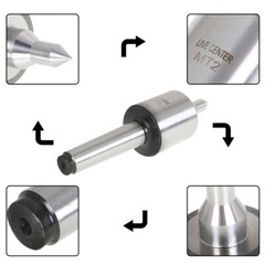 MT2 Live Center For CNC Lathe Tool Morse Taper Precision 0.000197” 60 Degree